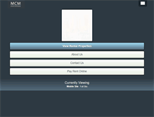 Tablet Screenshot of mcmprop.com